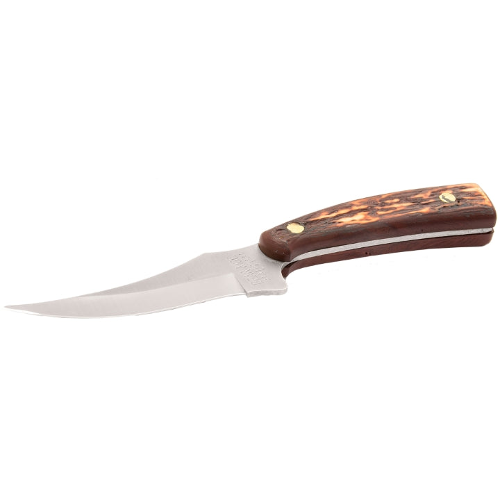 BEAR & SON 753 | 7 1/4” Stag Delrin Upswept Skinner Knife