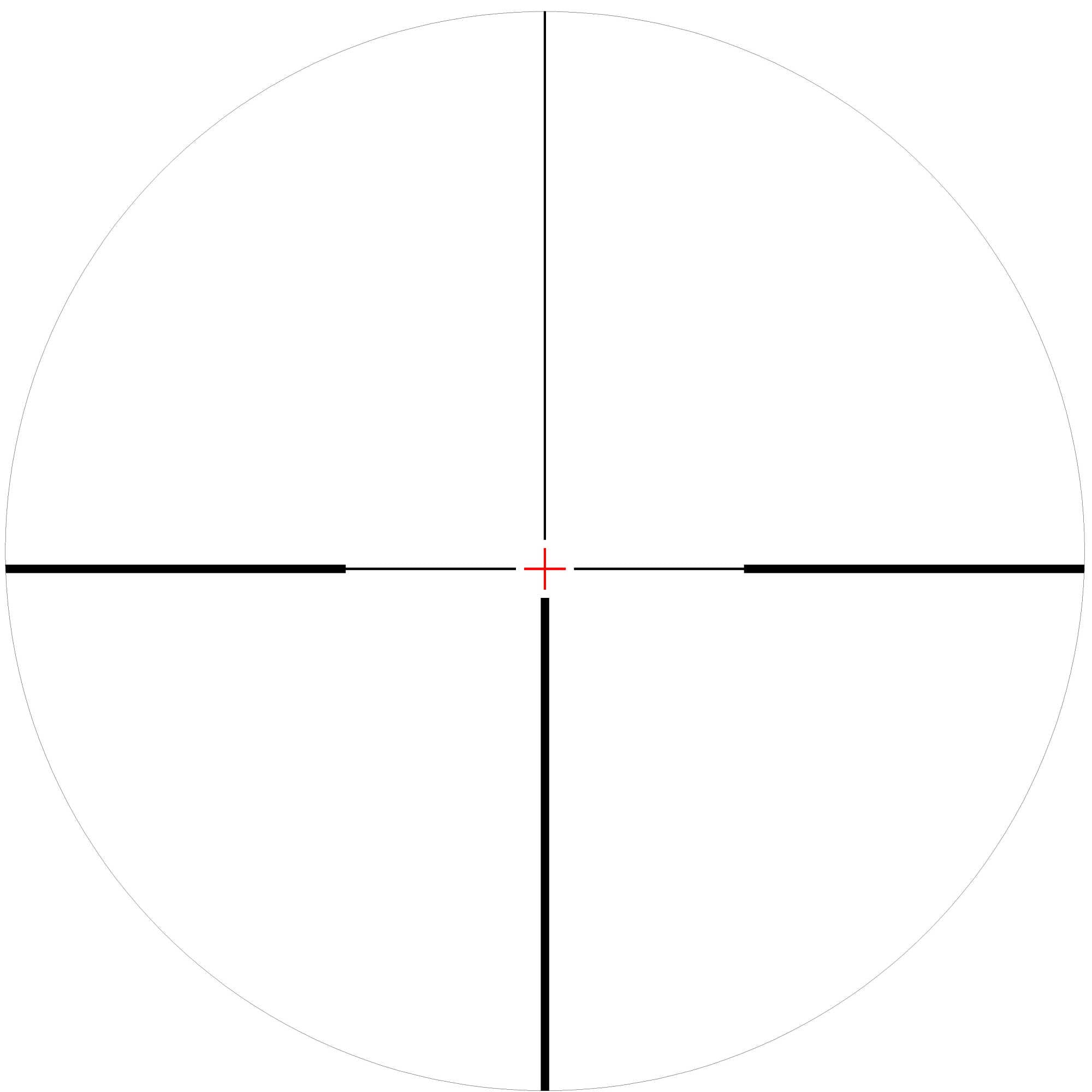 Accura Stalker illuminated rifle scope, black , lightweight, weatherproof construction