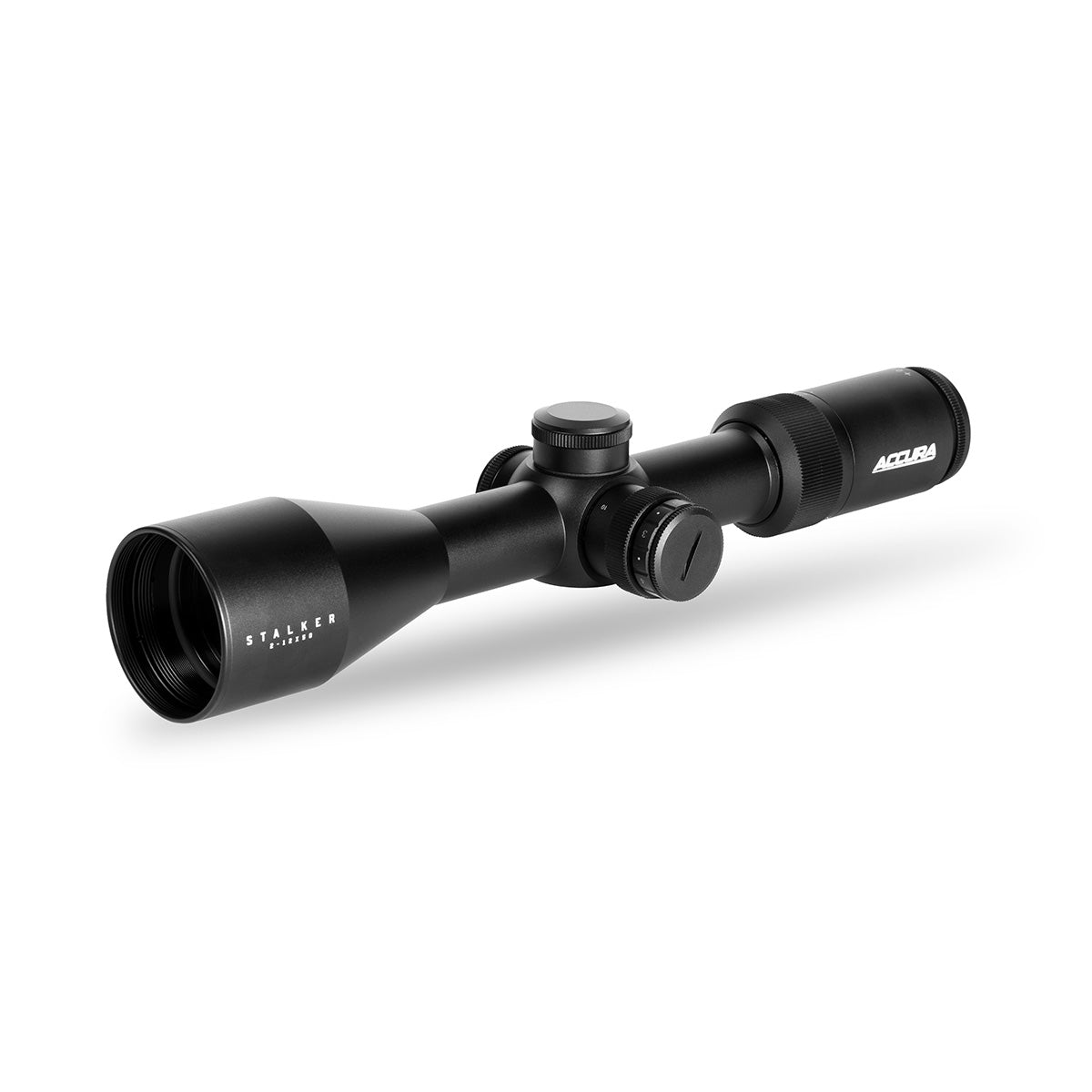 Accura Stalker illuminated rifle scope, black , lightweight, weatherproof construction