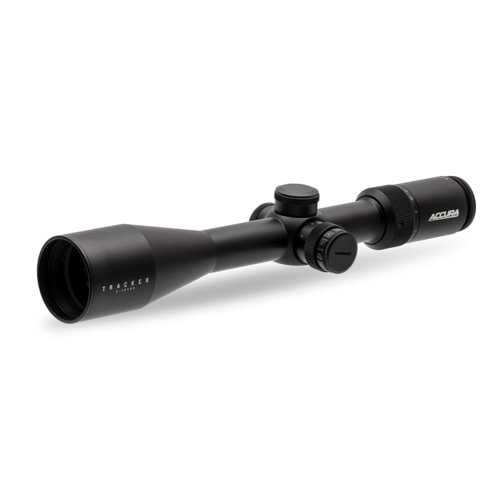 Accura Tracker Rifle Scope, waterproof lightweight design with unrivalled HD clarity. G4 illuminated optic for precise results