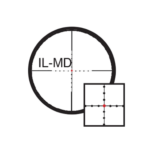 VIXEN 2.5-15X50 30MM ILLUMINATED MIL DOT RIFLESCOPE