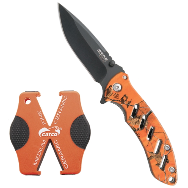 Bear Edge Brisk Knife & Sharpener Combo Kit
