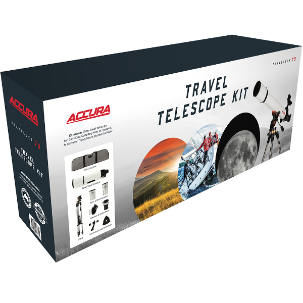 ACCURA Travel Telescope 70mmx700mm with carry case