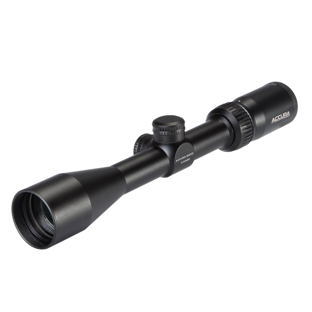 Accura Rapid 3-9x40 Plex Rifle Scope with Rings | CLICK HERE
