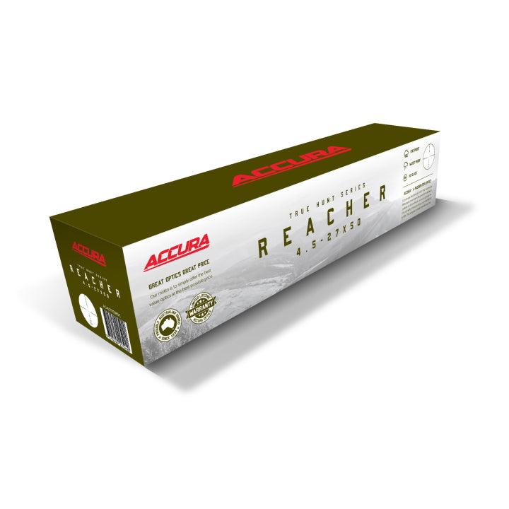 Accura Reacher rifle scope, precision optic with waterproof design and Rugged construction