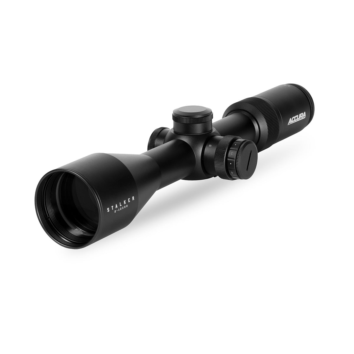 Accura Stalker illuminated rifle scope, black , lightweight, weatherproof construction