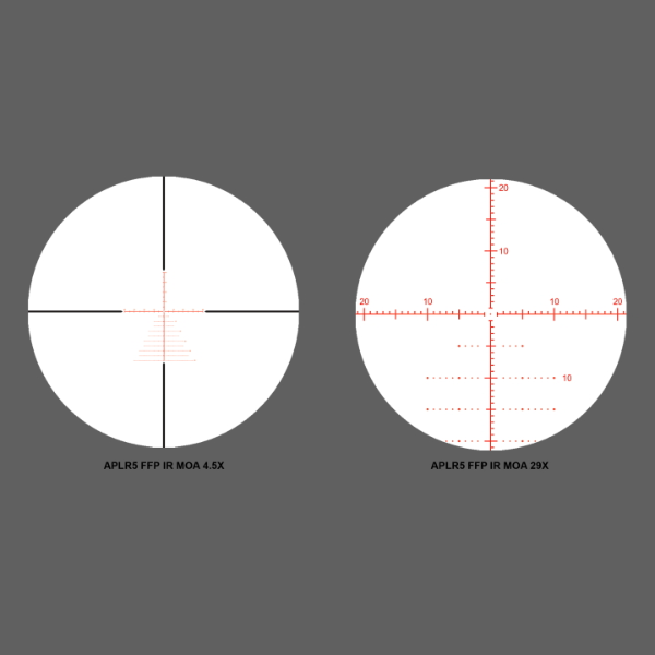 Athlon Cronus illuminated rifle scope, black lightweight aluminium construction