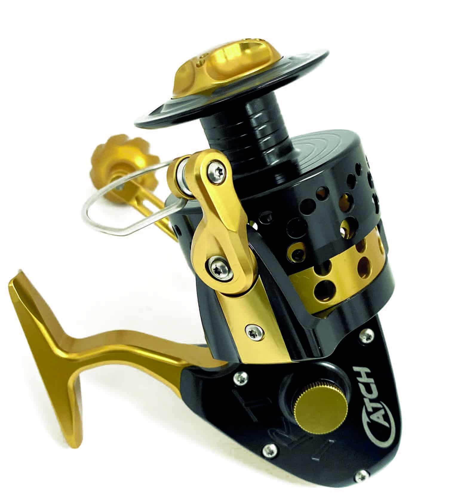 CATCH IRT800DD Spinning Reel Black and Gold