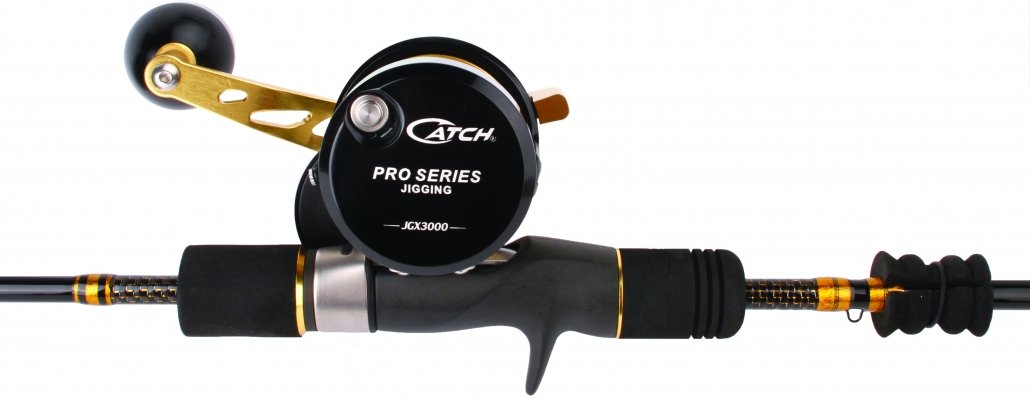 CATCH KENSEI SLOW PITCH 150GM ROD WITH JGX3000 REEL COMBO