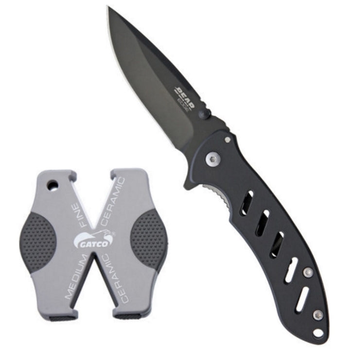 Bear Edge Brisk Knife & Sharpener Combo Kit